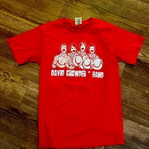 David Crowder Band Red Shirt Mens Small